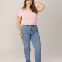 Kindred Bravely Everyday Maternity & Nursing T-shirt | Dusty Pink