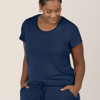 Kindred Bravely Everyday Maternity & Nursing T-shirt | Navy