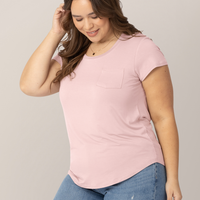 Kindred Bravely Everyday Maternity & Nursing T-shirt | Dusty Pink