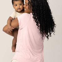 Kindred Bravely Everyday Maternity & Nursing T-shirt | Dusty Pink