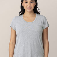 Kindred Bravely Everyday Maternity & Nursing T-shirt | Grey Heather