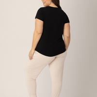 Kindred Bravely Everyday Maternity & Nursing T-shirt | Black