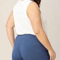 Kindred Bravely Bamboo Maternity & Postpartum Lounge Short | Slate Blue