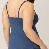 Kindred Bravely Bamboo Lounge Around Nursing Tank | Slate Blue