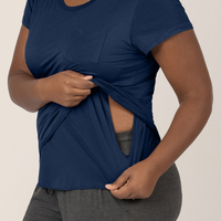 Kindred Bravely Everyday Maternity & Nursing T-shirt | Navy
