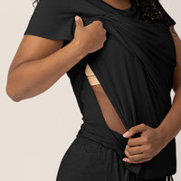 Kindred Bravely Everyday Maternity & Nursing T-shirt | Black