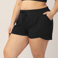 Kindred Bravely Bamboo Maternity & Postpartum Lounge Short | Black