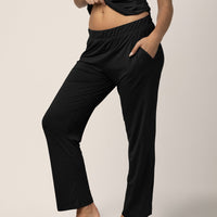 Kindred Bravely Davy Maternity & Nursing Pajama Set | Black
