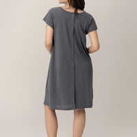 Kindred Bravely Universal Labor & Delivery Gown | Grey Heather