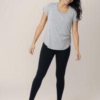 Kindred Bravely Everyday Maternity & Nursing T-shirt | Grey Heather