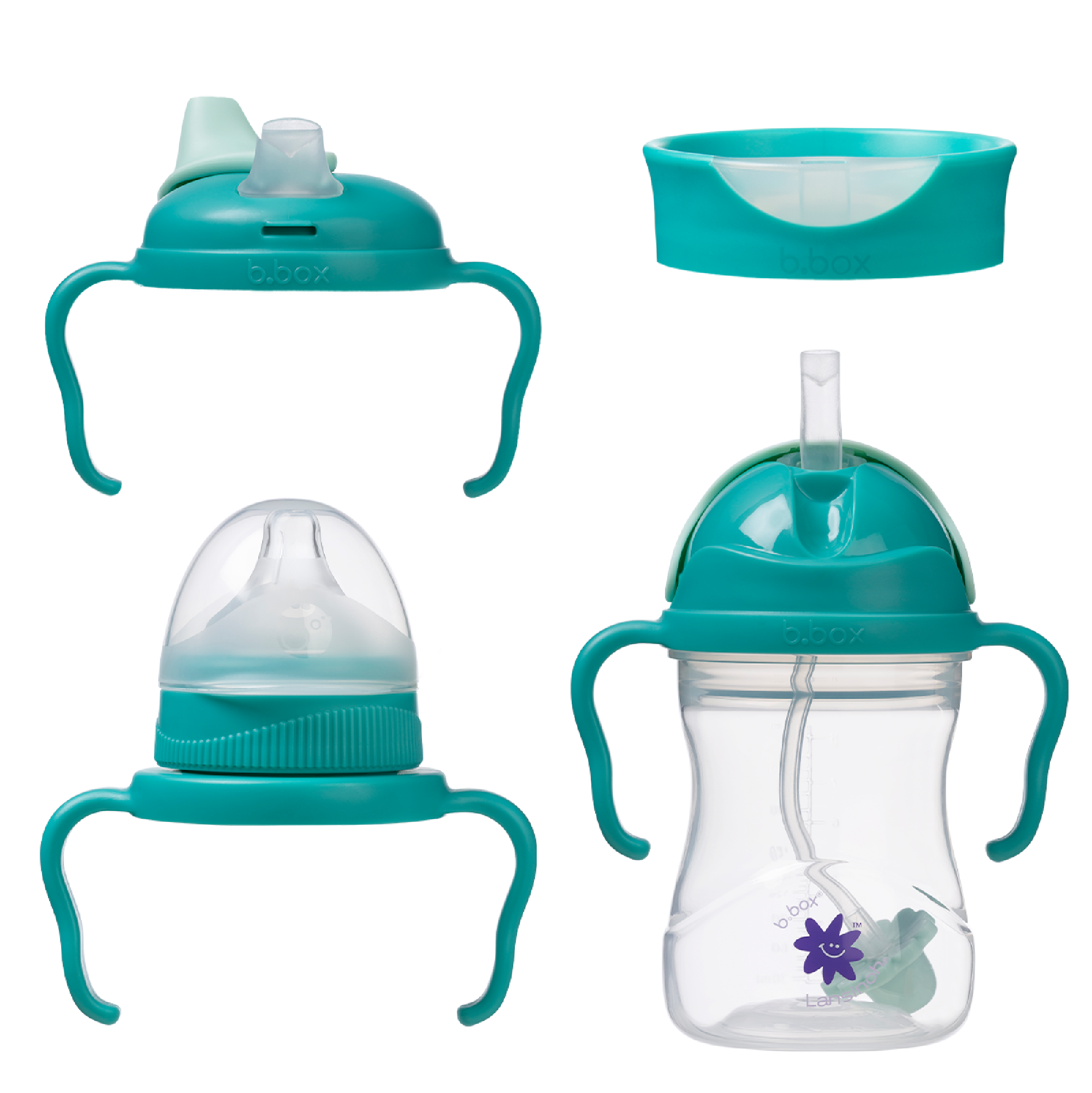 BABIES ヒンジボックス B セット b.box + Lansinoh Time to Sip Starter Set