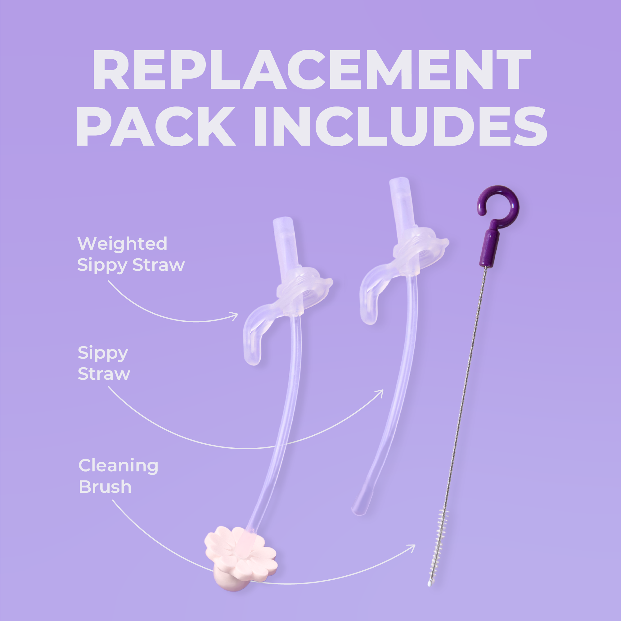 b.box + Lansinoh Replacement Straws + Cleaner
