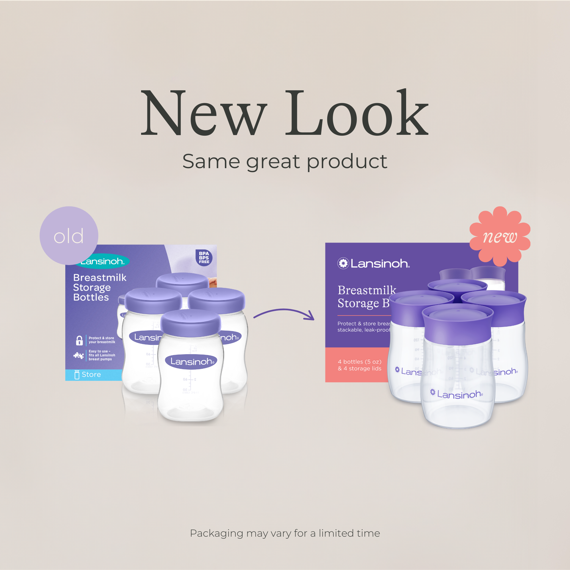 Lansinoh Breastmilk Storage Bottles BPA Free - Main Image