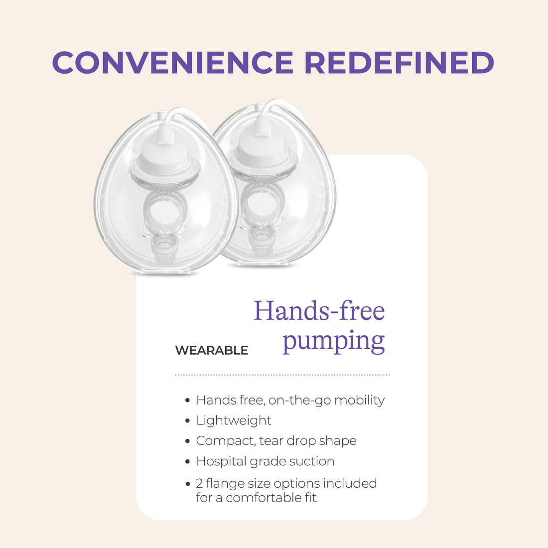 Thrive 2-in-1 Breast Pump Extra Wearable Cups Set