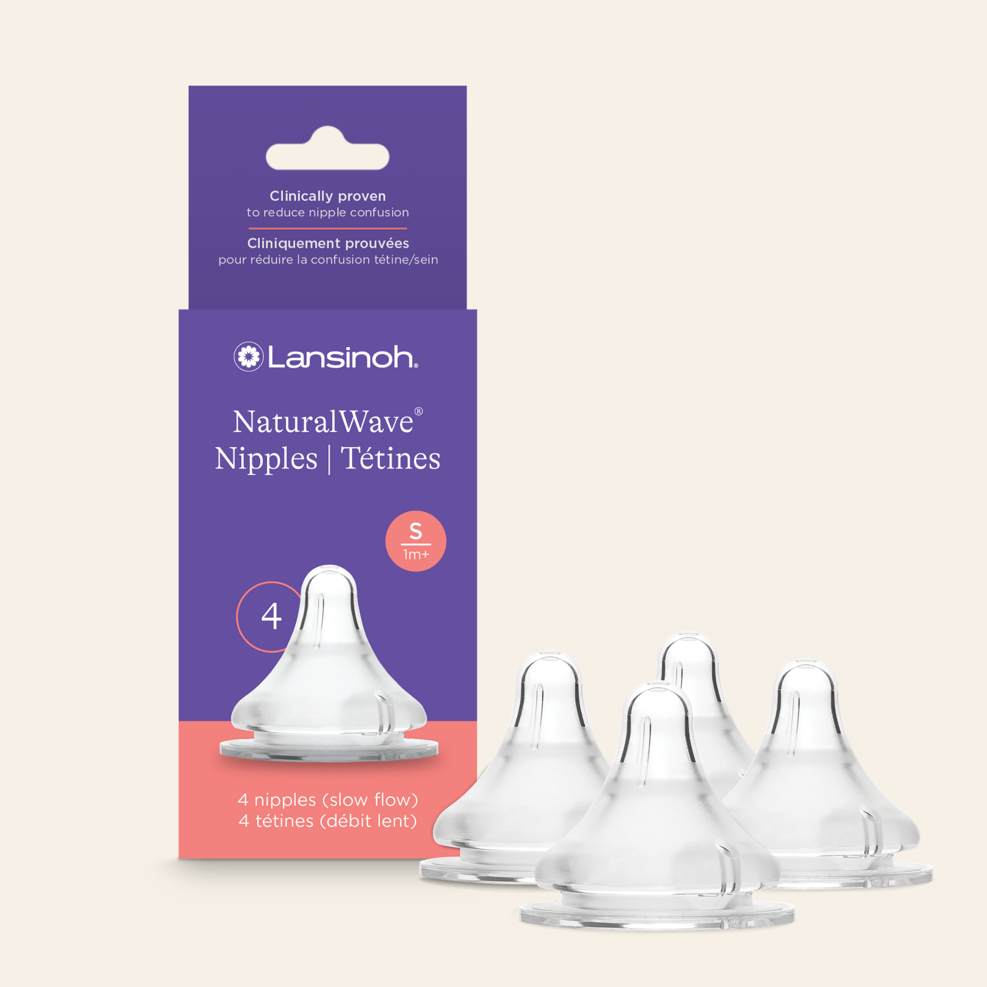 Lansinoh NaturalWave Bottle Nipples Count