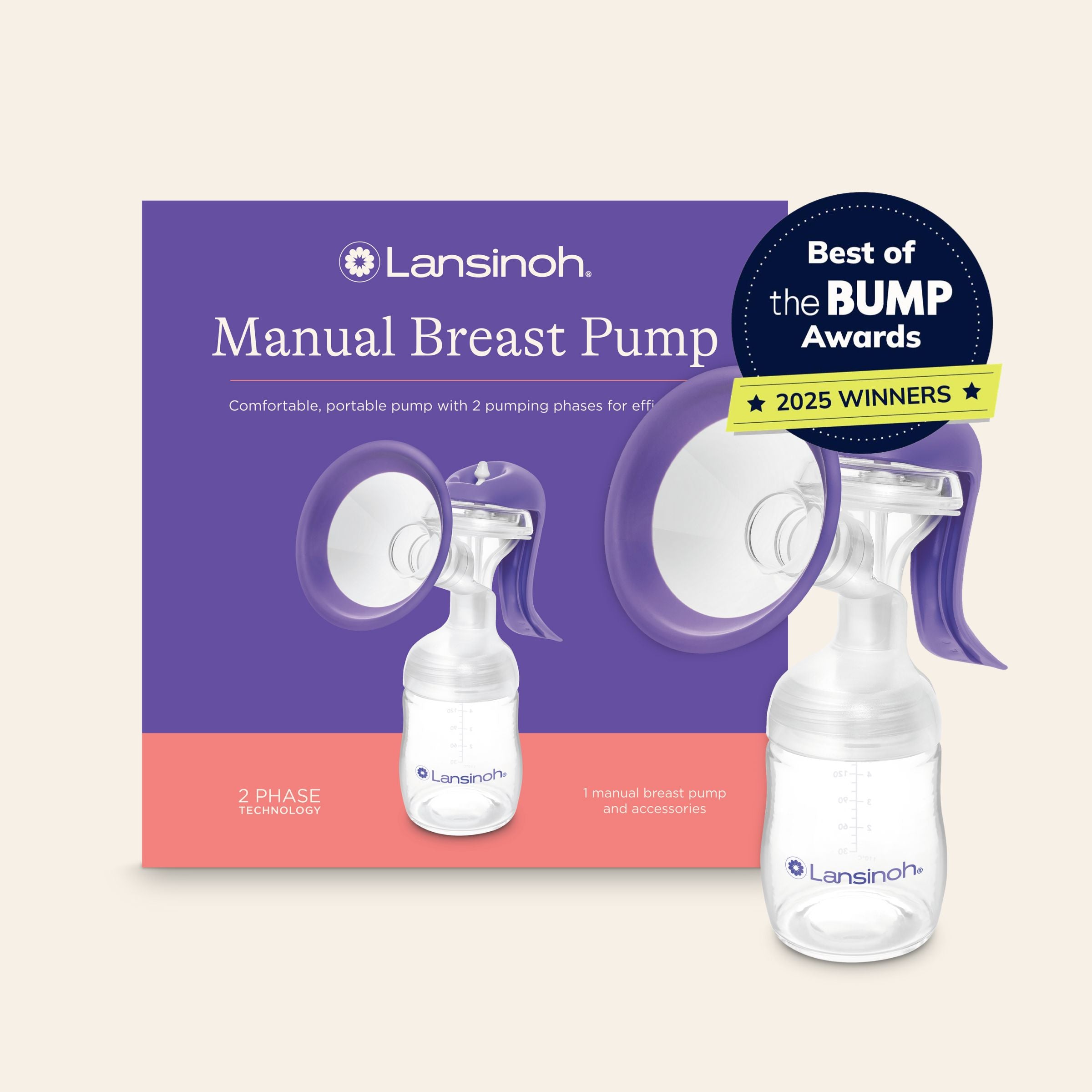 Lansinoh Manual Breast Pump Manual Breastfeeding Pump