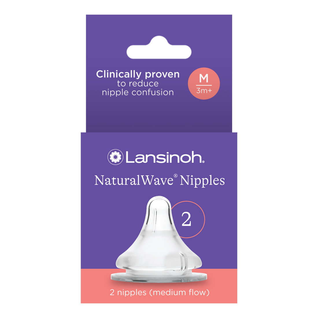 NaturalWave® Nipples - 2 count