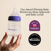 Glass Baby Bottles 5oz (4 pack)