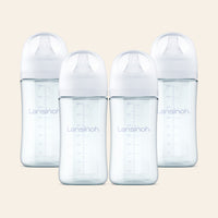 Glass Baby Bottles 8oz (4 pack)