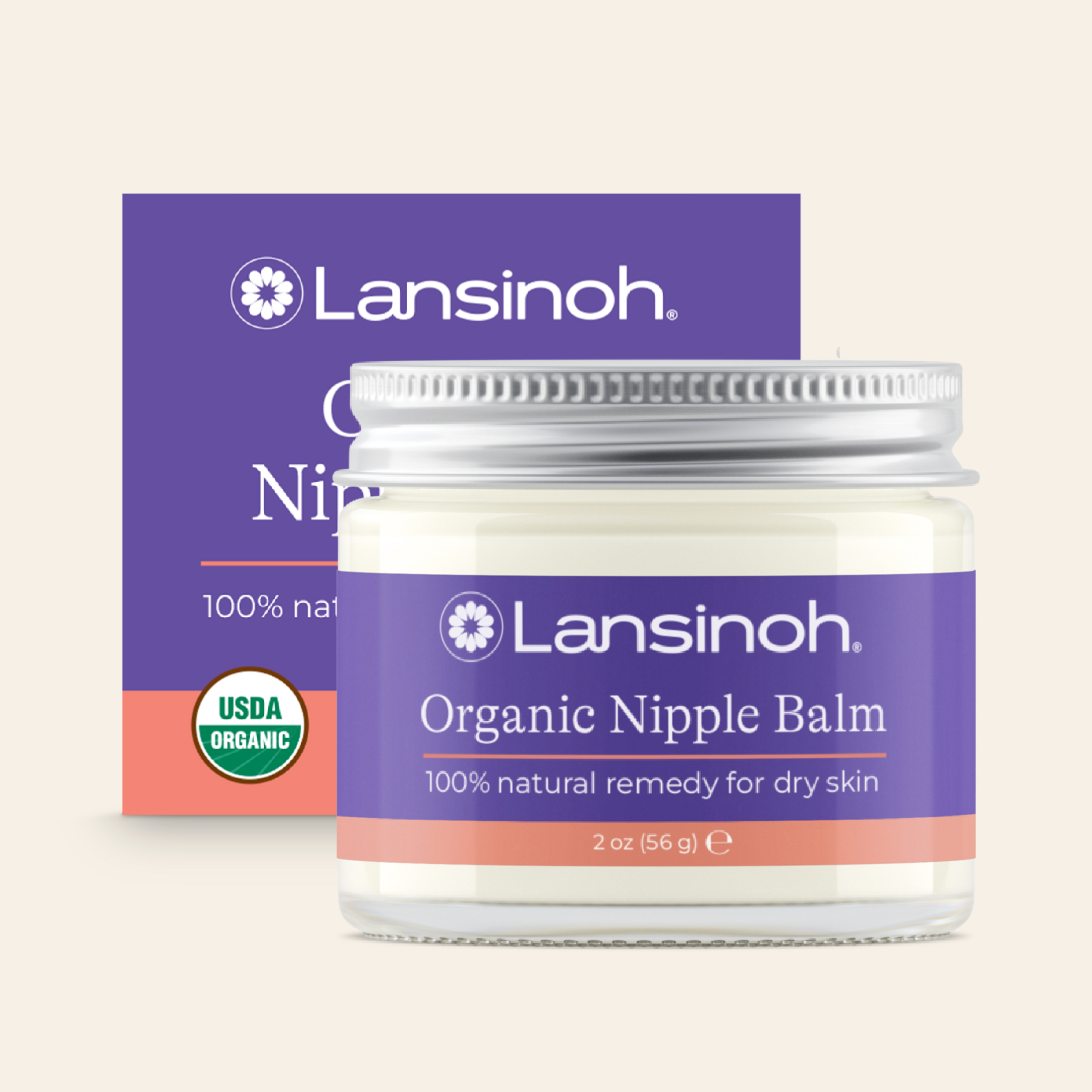 Lansinoh Organic Nipple Balm | Soothing Breast Balm