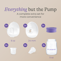 DiscreetDuo™ Flow Extra Pumping Set