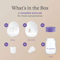 DiscreetDuo™ Flow Extra Pumping Set