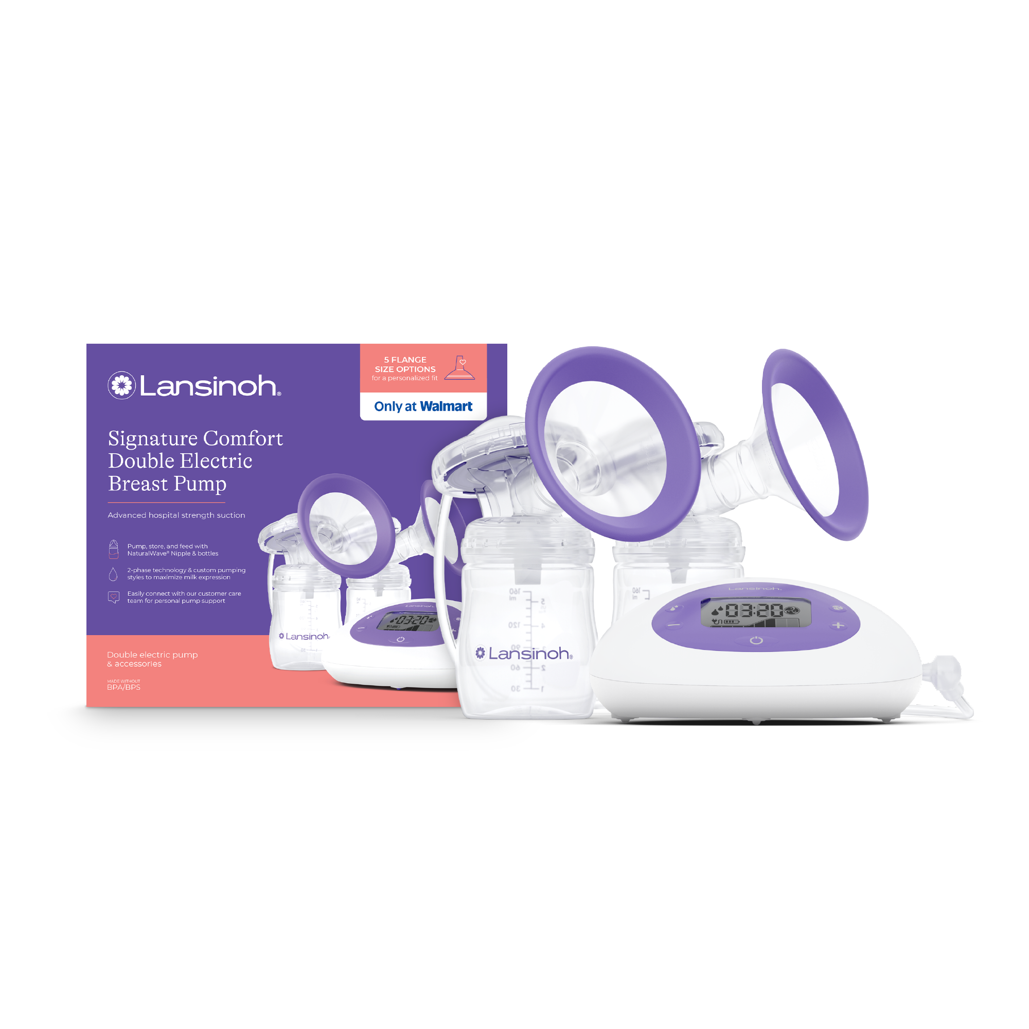 evenflo or lansinoh breast pump Signature Comfort Double Electric Breast Pump