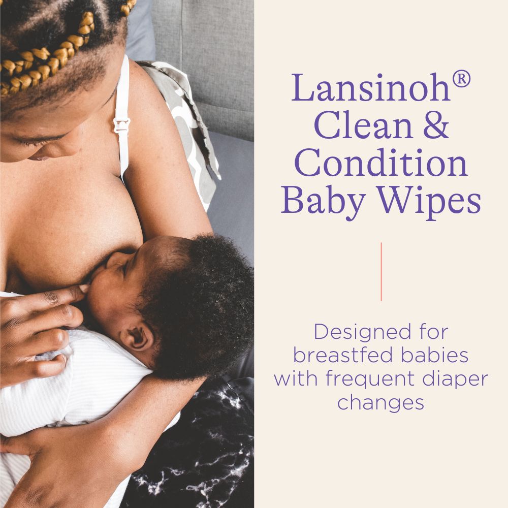 Lansinoh Clean and Condition Baby Wipe Pack (Hypoallergenic)