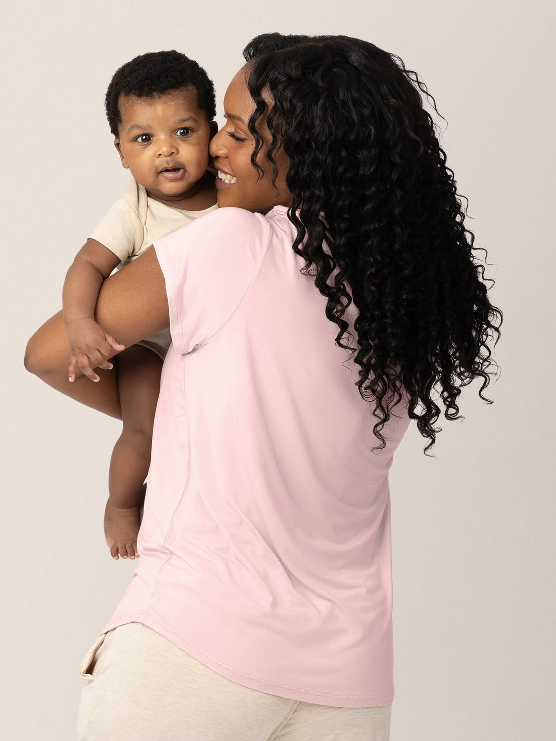 Everyday Maternity & Nursing T-shirt | Dusty Pink