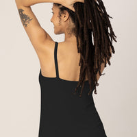 Bamboo Lounge Around Nursing Tank | Black