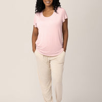 Everyday Maternity & Nursing T-shirt | Dusty Pink