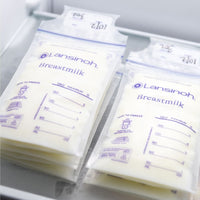 Breastmilk Storage Bags 6oz (50ct) with 2 Pump Adapters