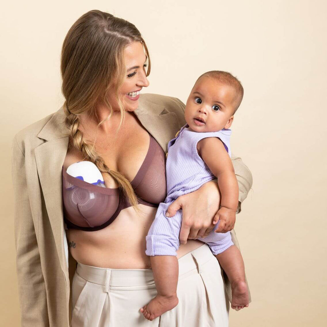 Motif Medical - New & Improved Duo - Portable Double Electric Breast Pump,  Easy, On-The-Go Pumping, Ideal for Travel Moms