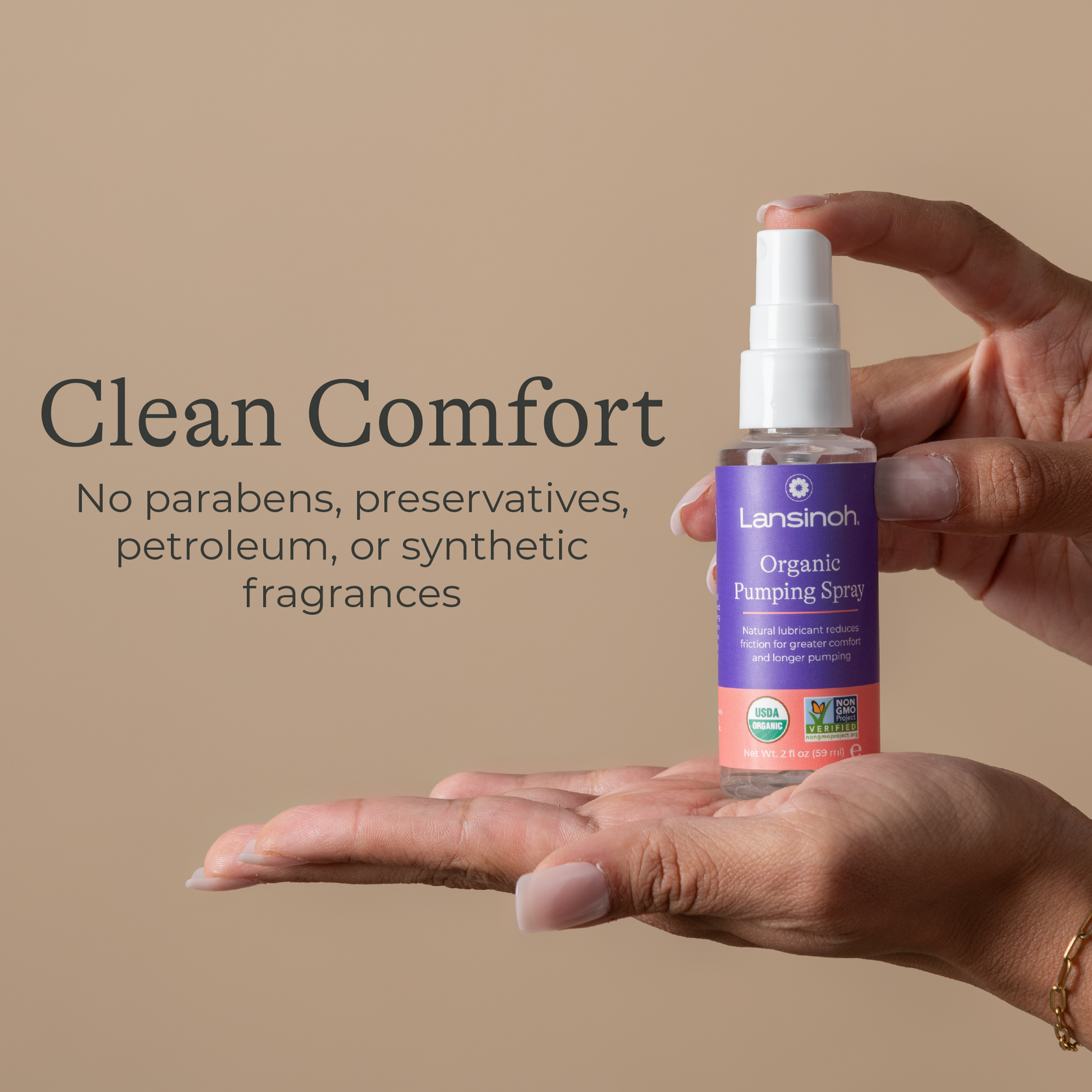 Organic Pumping Spray – Lansinoh