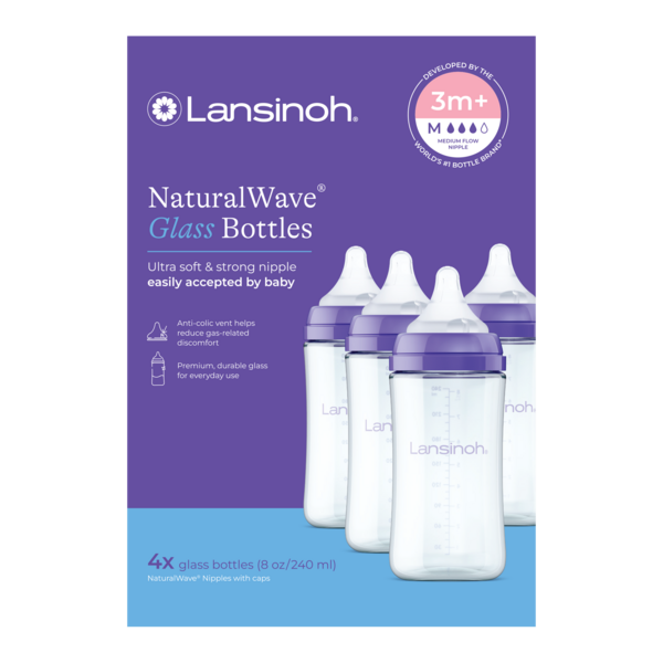 Glass Baby Bottles 5oz (4 pack)