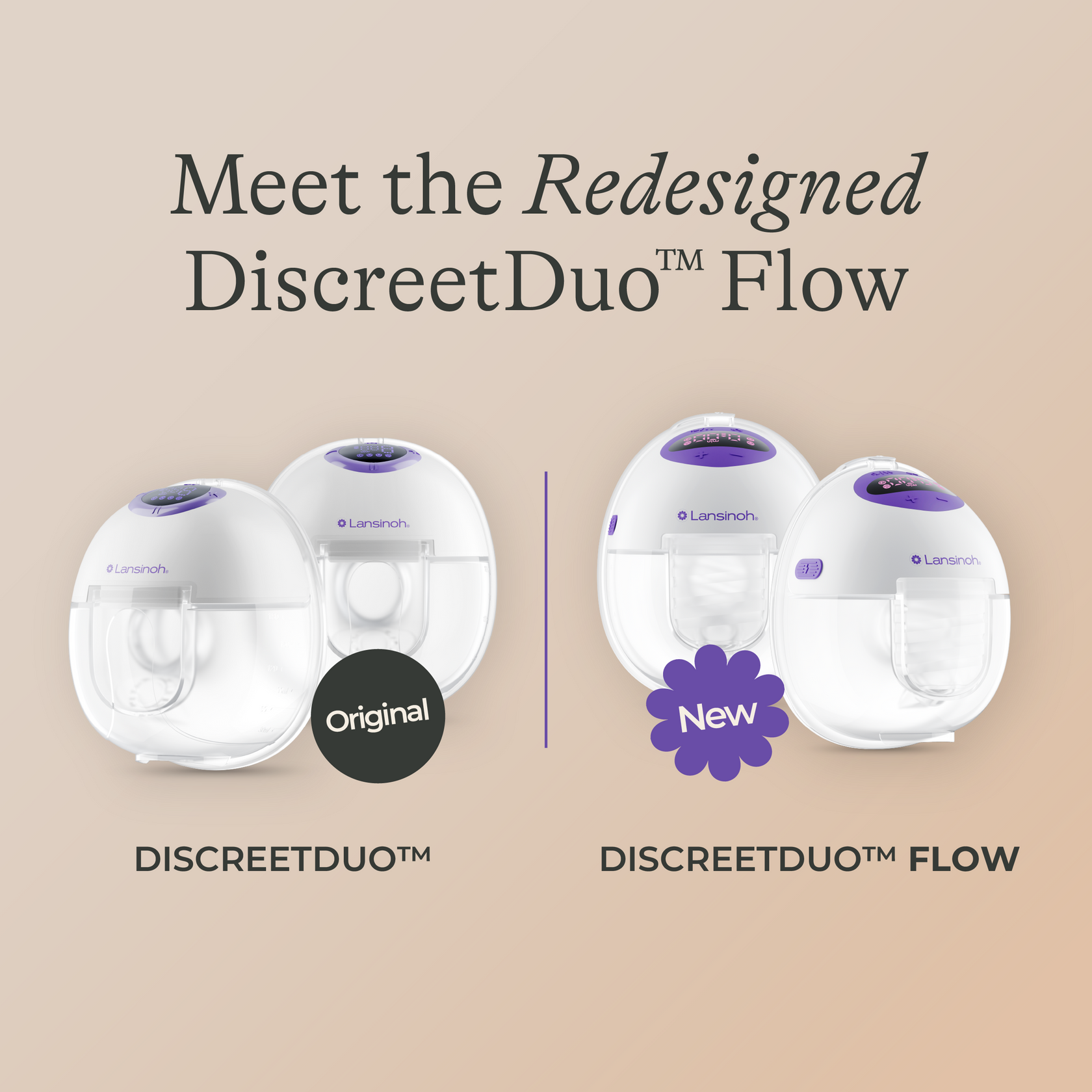 DiscreetDuo Flow Wearable Breast Pump – Lansinoh