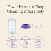 Glass Baby Bottles 8oz (4 pack)