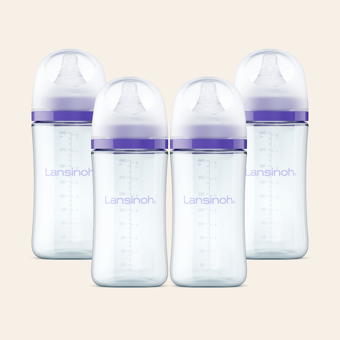 Glass Baby Bottles 8oz (4 pack)