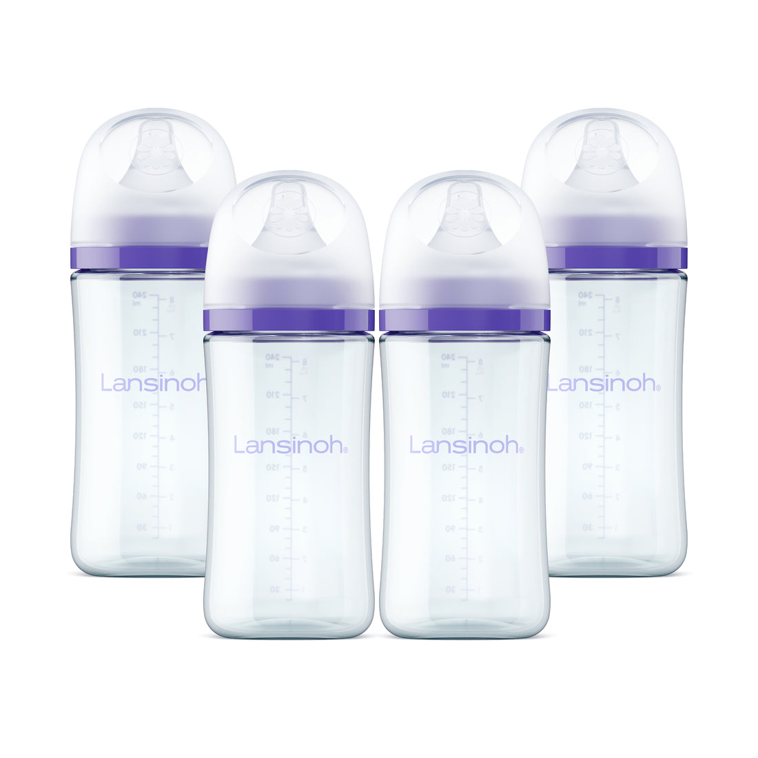 Glass Baby Bottles 8oz (4 pack)