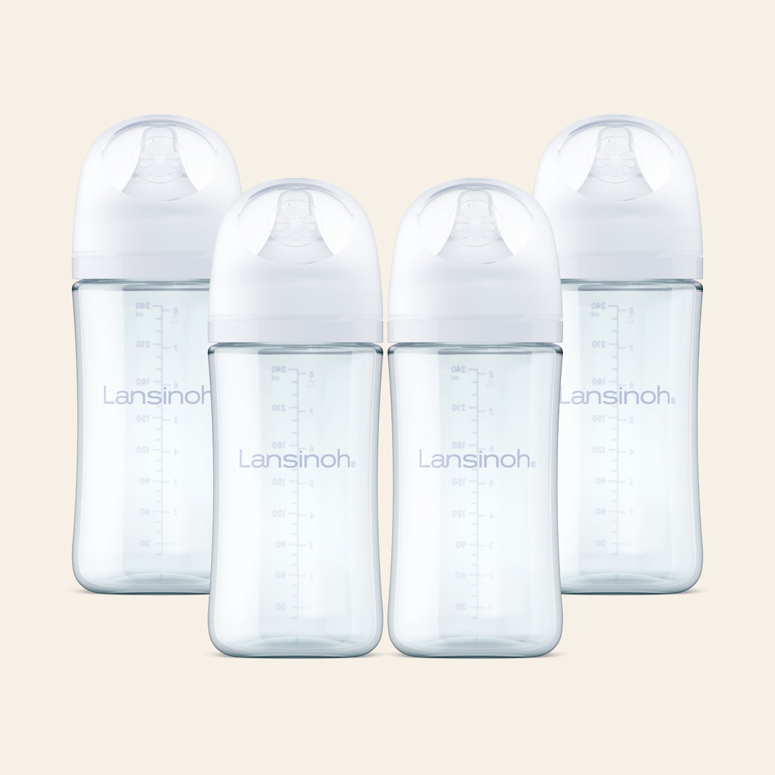 Glass Baby Bottles 8oz (4 pack)