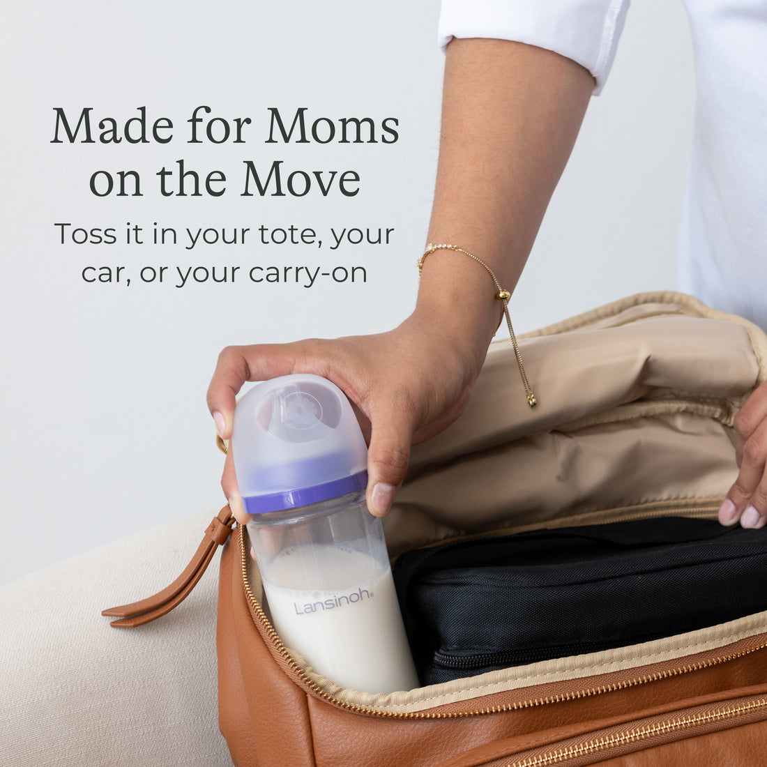 Lansinoh Breastmilk Cooler Bag with Ice Pack