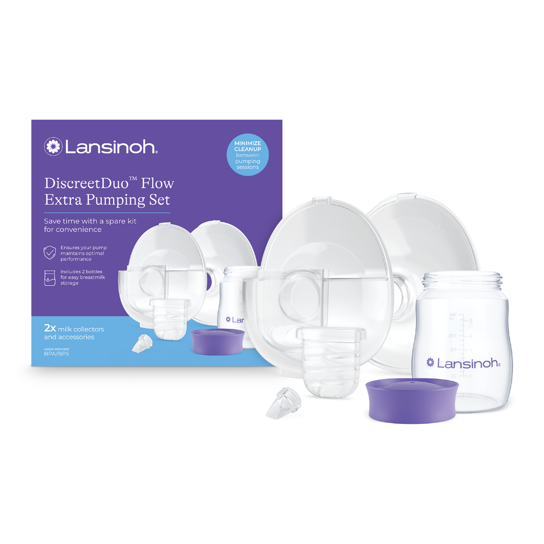DiscreetDuo™ Flow Extra Pumping Set