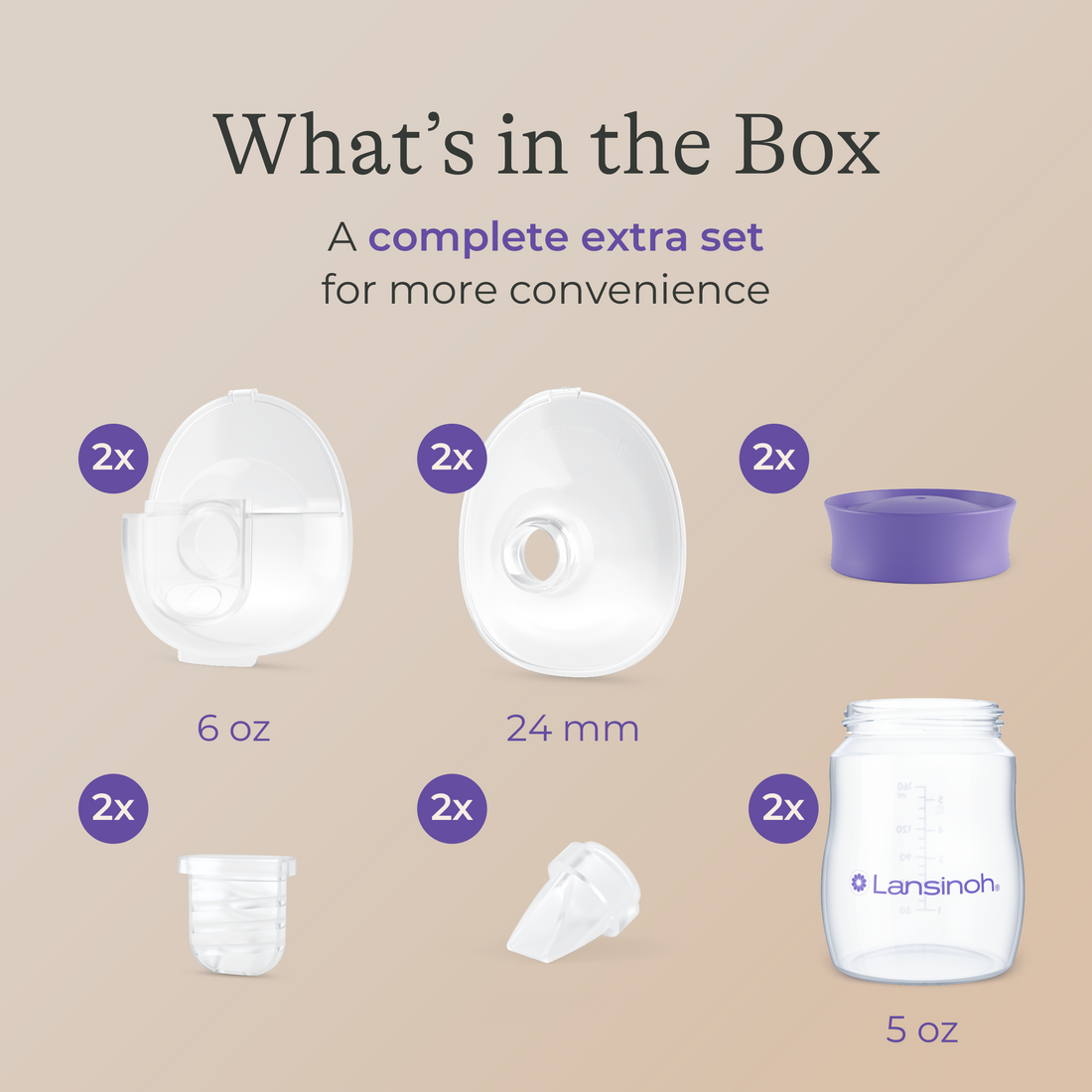 DiscreetDuo™ Flow Extra Pumping Set