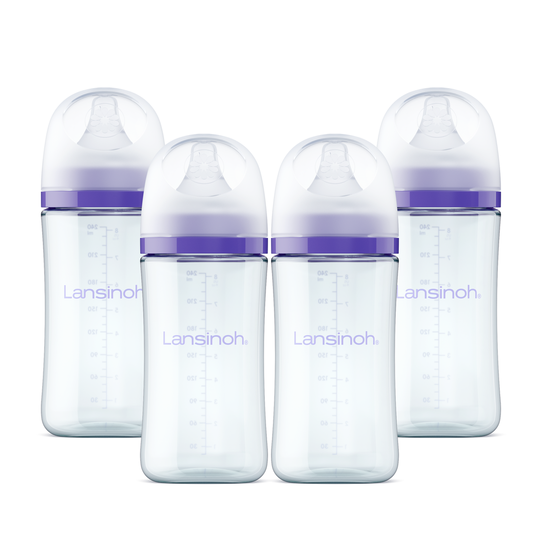 Glass Baby Bottles 8oz (4 pack)