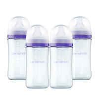 Glass Baby Bottles 8oz (4 pack)