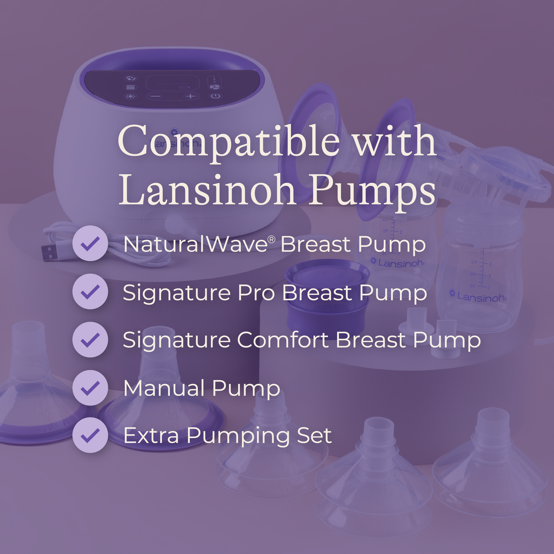 ComfortFit® Breast Pump Flanges for Signature Pro and Smartpump