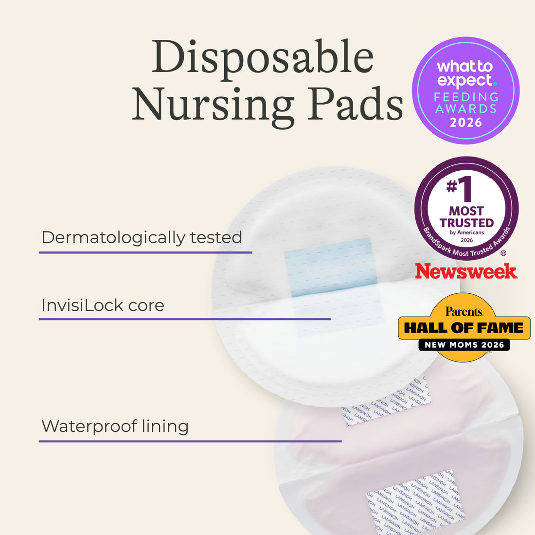 Stay Dry Disposable Nursing Pads