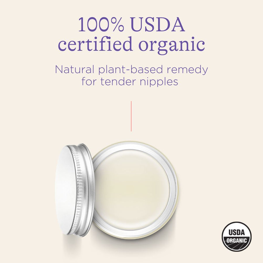 Organic Nipple Cream 30g Organic Lanolin-Free Nipple Balm For