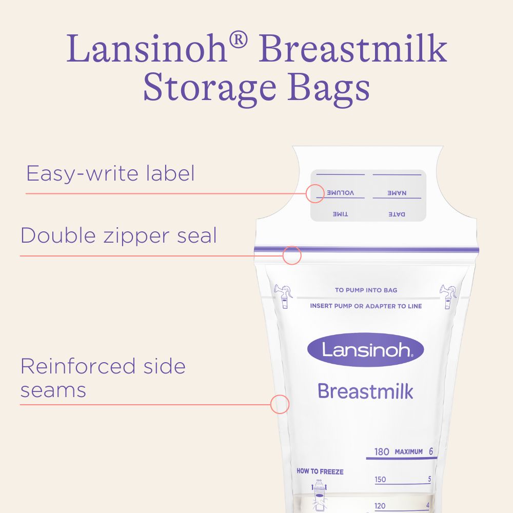 Medela Breast Milk Storage Bags, 6 oz - 100 count
