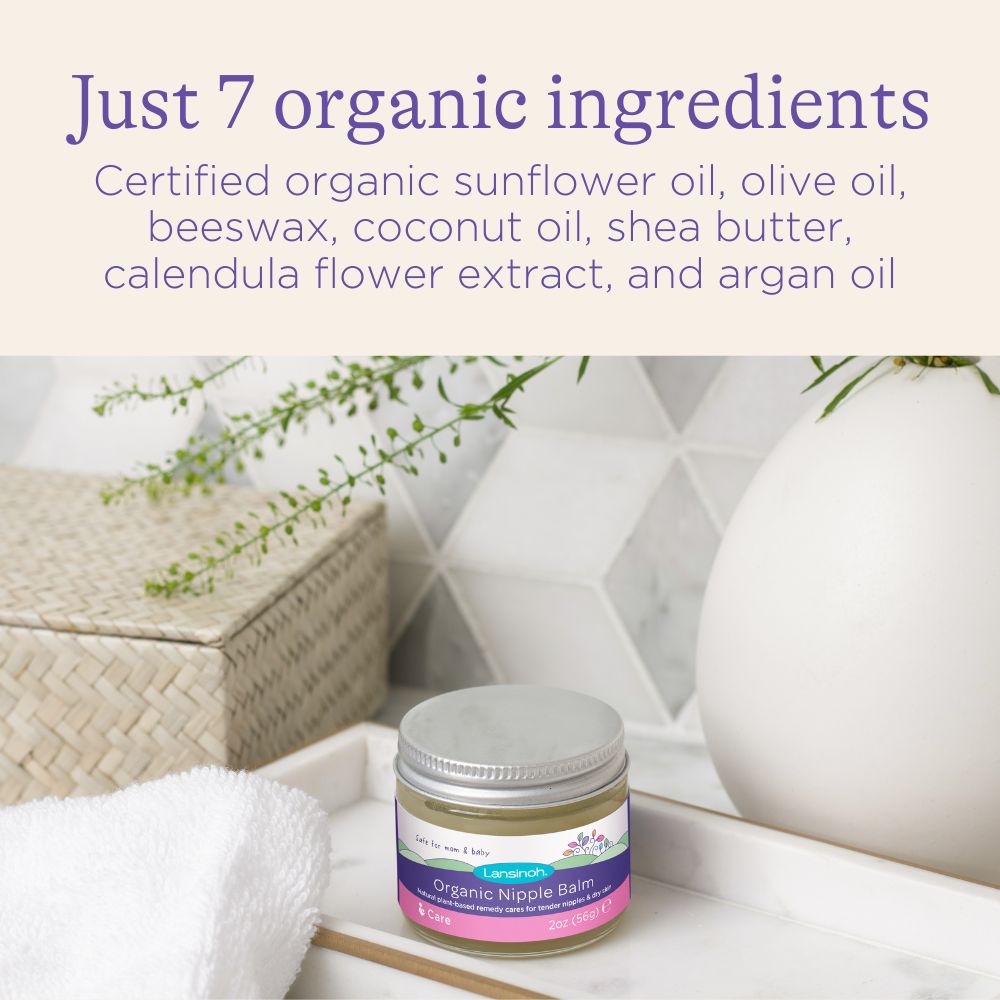 Lansinoh Organic Nipple Cream, 2 oz/56 g Ingredients and Reviews